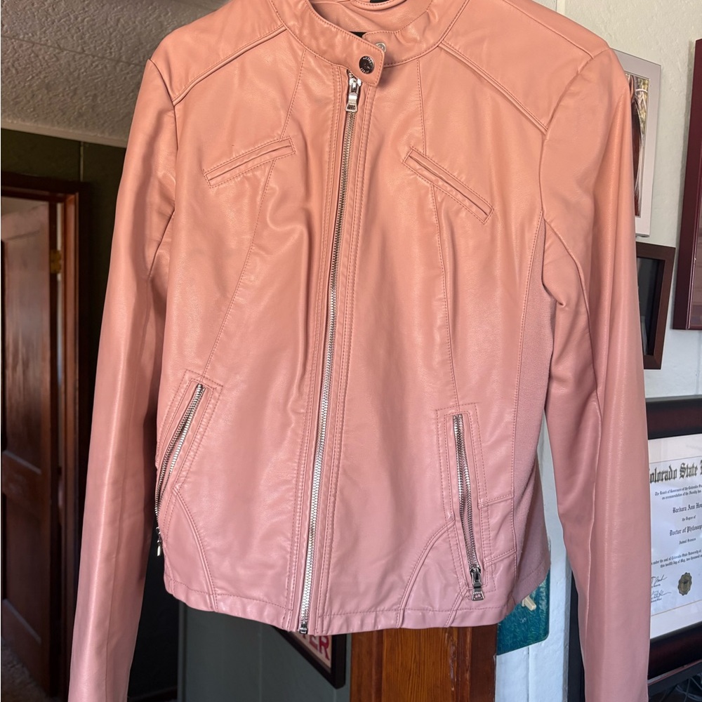 Guess Blush Leather Jacket